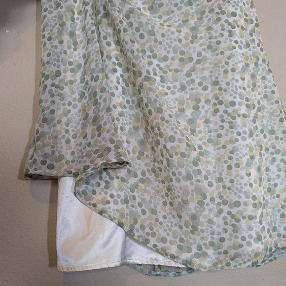 Elly y2k Vintage Knee Length Dress Light Green Size S - Picture 5 of 12